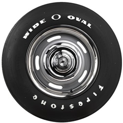 E70-14 Firestone Wide Oval Tire RWL