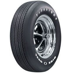 Firestone Wide Oval RADIAL with Raise White Letters, GR70-14