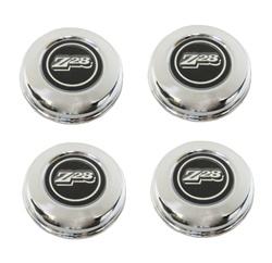 1977 - 1979 Camaro 5 Spoke Wheel Center Caps Z28, Set of 4