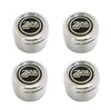 1978 - 1979 Camaro Z28 Finned Aluminum Turbine Wheel Center Cap Set