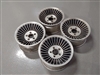 1978 - 1981 Camaro Turbine Aluminum Finned Wheels, Original GM Used