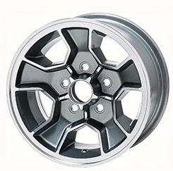 1980 - 1981 Camaro Five Spoke Mag Aluminum Wheel Rim, 14x7