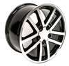 1993 - 2002 35th Anniversary Camaro 17 x 9 Black with Machined Face Finish 10 Spoke Wheels, Set of 4