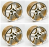 1988 - 1990 Camaro 17 x 9 IROC-Z GOLD Wheels, Set of 4