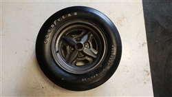 Goodyear Polyglas Custom Wide Tread A70 X 13 Vega GT Rallye Wheel and Tire, Used Vintage Original