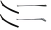 1982 - 1986 OE Style Windshield Wiper Arm and Blade Kit, Black