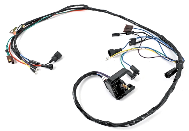 Image of a 1970 Camaro Small Block V8 Engine Wiring Harness for Automatic Transmission Models (Except TH400) and Points Style Distributor