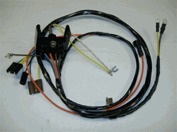 1972 Engine Wiring Harness, 6 cylinder with Warning Lights