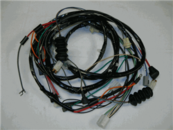 1968 Camaro Front Light Wiring Harness, V8 with Factory Gauges, with Rally Sport, Internal Voltage Regulator Driver Side Mounted Alternator