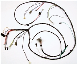 1969 Camaro Front Light Wiring Harness for V8 with Warning Lights