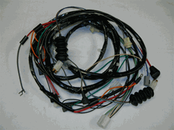 1971 Front Light Wiring Harness, 6 Cylinder with Warning Lights