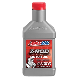 AMSOIL Z-ROD® 20W-50 Synthetic Engine Motor Oil, 1 Quart