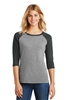 DM136L District Â® Womenâ€™s Perfect Tri Â® 3/4-Sleeve Raglan