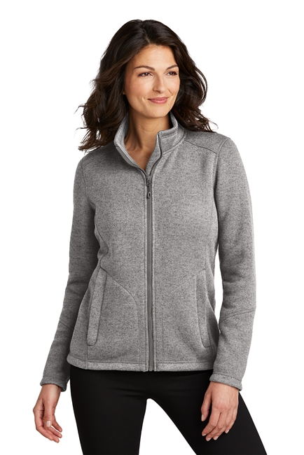 Port Authority Ladies Arc Sweater Fleece Jacket
