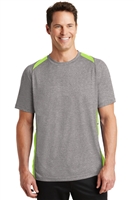 Sport-Tek Heather Colorblock Contender Tee