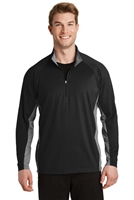 Sport-Tek Sport-Wick Stretch Contrast 1/2-Zip Pullover