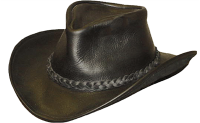 Henschel-Coyote Leather Walker Hat