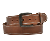 M & F - Men's TAN HARNESS DOUBLE STITCHED