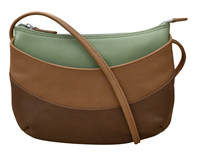 Round Zip Top Crossbody