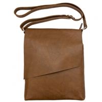 ILI Handbag NY - Crossbody w/ Raw Flap (Medium size)