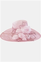 Something Special- Organza Fancy Hat w/ Roses