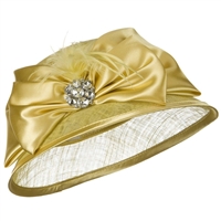 Something Special- Sinamay Hat w/ Big Satin Bow