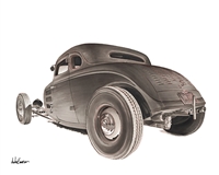 1934 Ford Hotrod Print "SOLD OUT"