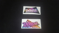 Retro D Star Stickers