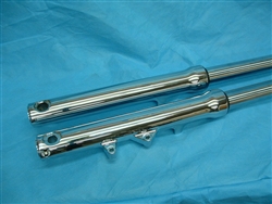 Honda Fury Chrome Forks