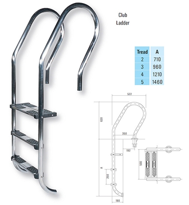 Certikin 1.7" / 43mm Club Ladders