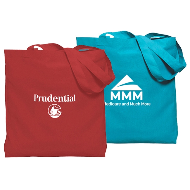 16-5353 Colored Gusseted Economy Tote