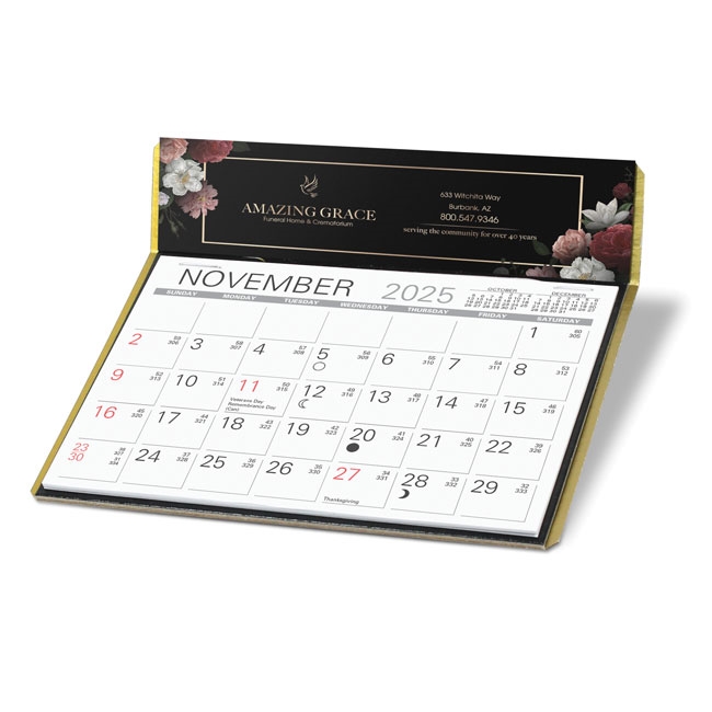 17-109 4-Color Digital Desk Calendar