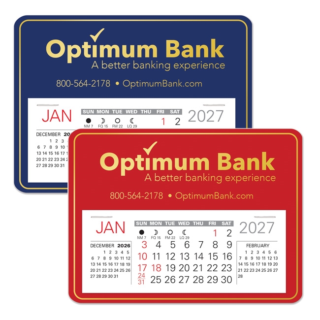 17-20 Self-Adhering Calendar (Horizontal)