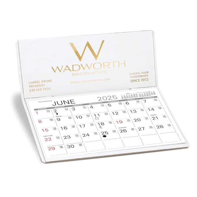 17-80 Broadcaster Desk Calendar