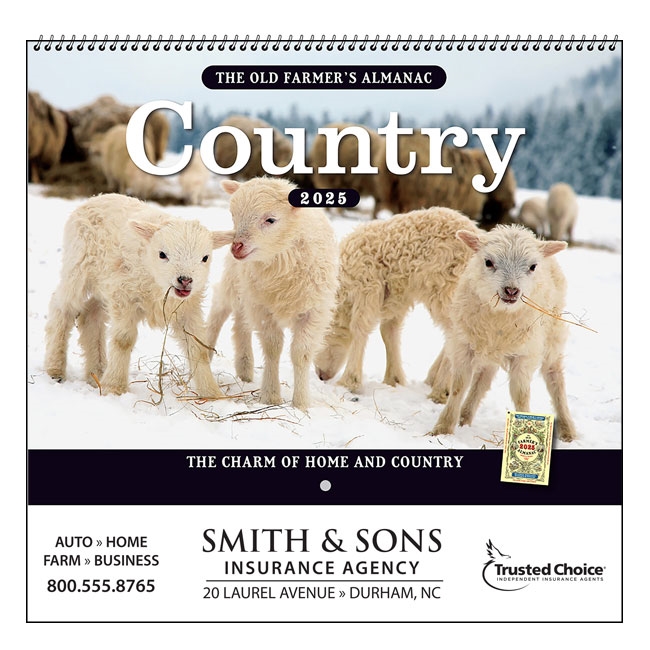 35-801 Old Farmer's Almanac Country Wall Calendar