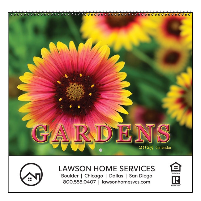 35-820 Gardens Wall Calendar