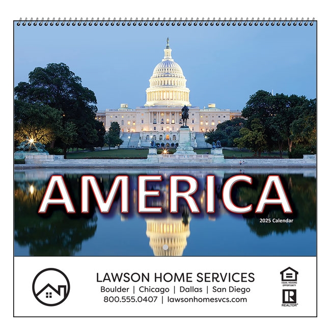 35-840 America Wall Calendar