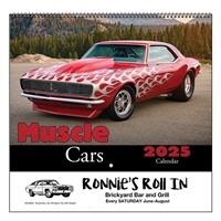 35-870 Muscle Cars Wall Calendar