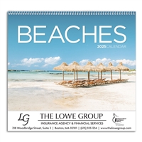 41-730 Beaches Wall Calendar