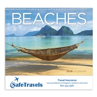 41-730 Beaches Wall Calendar