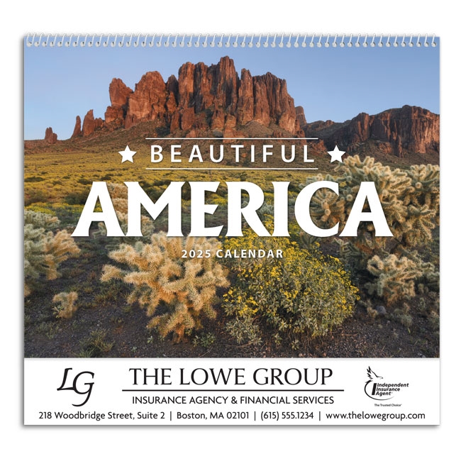 41-79 Beautiful America Wall Calendar