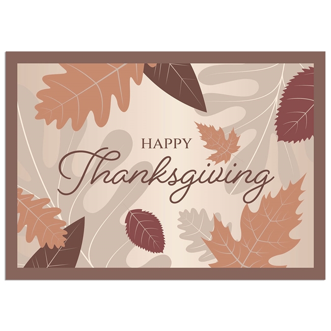 5059 Falling Leaves Thanksgiving Greet