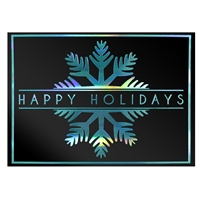 5722 Blue Snowflake Holiday Card