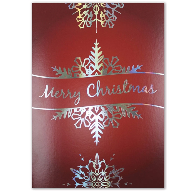 5742 Iridescent Snowflake Greet