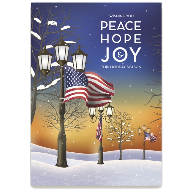 5747 Peace Joy Hope Holiday Greet