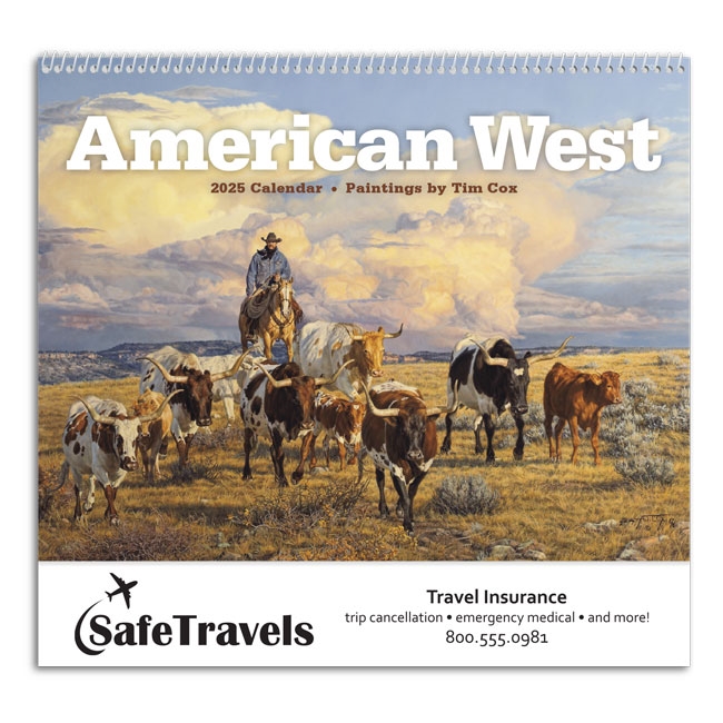 61-35 American West Wall Calendar