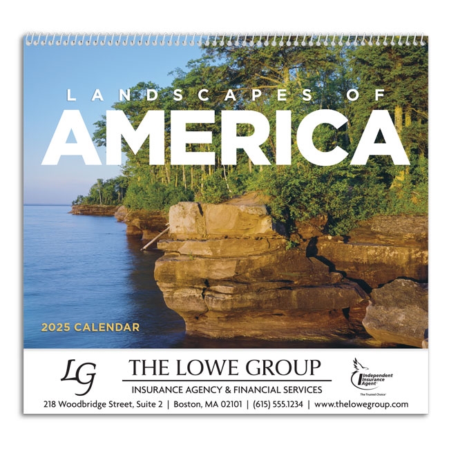 61-801 Landscapes of America Wall Calendar