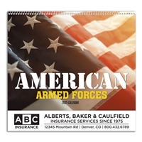 61-812 American Armed Forces Wall Calendar