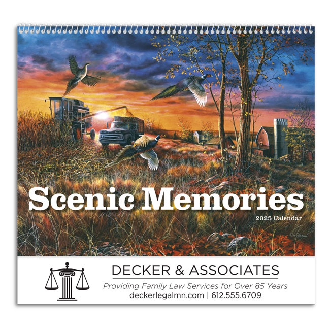 61-846 Scenic Memories Wall Calendar