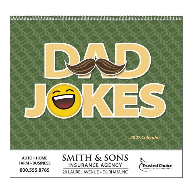 61-882 Dad Jokes Wall Calendar